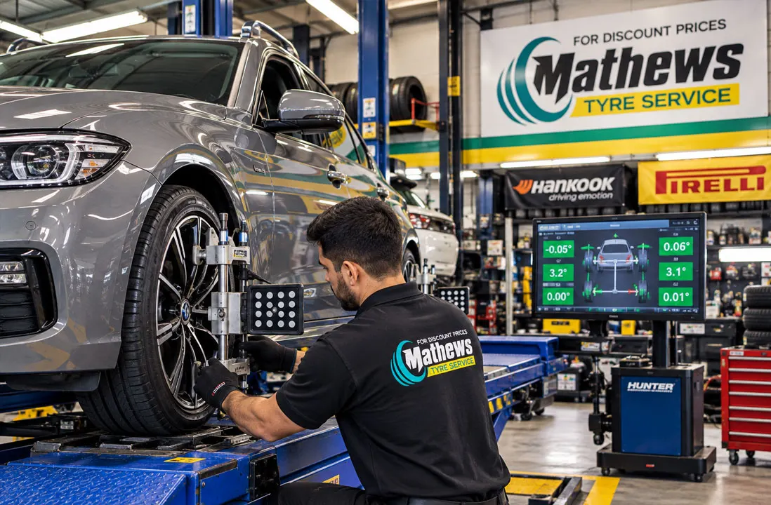 New tyres fitted and balanced for a Croydon Park customer