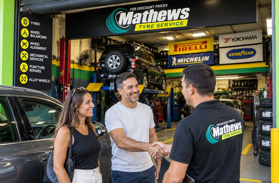 Happy Customers at Mathews Tyres